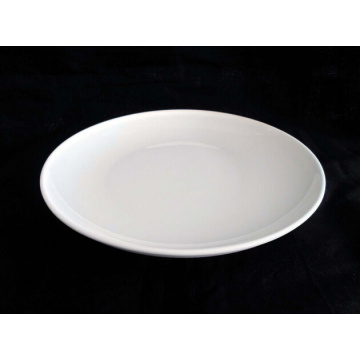 Haonai hot sale cheap and bulk round porcelain plate